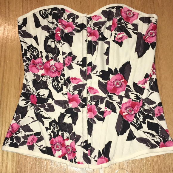 Charlotte Russe Tops - Sexy Vintage Floral Ballerina Corset Top (L)
